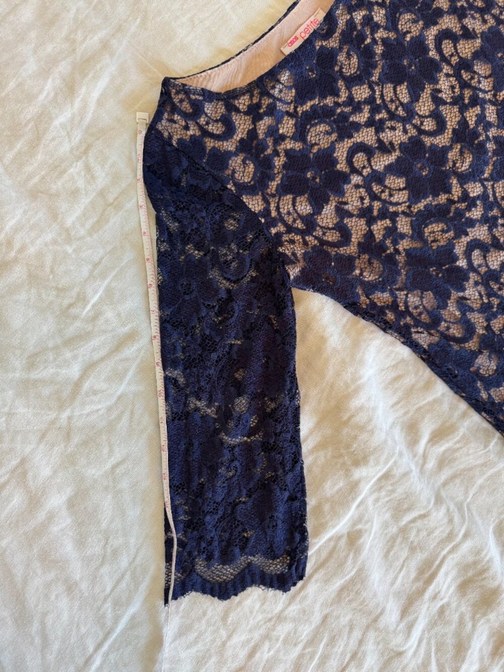 ASOS Petite Elegant Lace Shift Dress | US 10 Petite | Excellent Condition - Picture 12 of 16